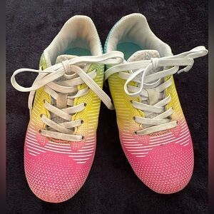 Colorful Gradient Brava soccer cleats